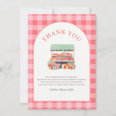 Lokaal geteeld Baby shower Bedankkaart (Voorkant)