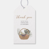 Lokaal geteeld Baby shower Bedankt Gift Labels Cadeaulabel (Voorkant)