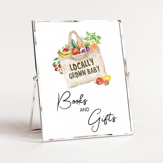 Lokaal geteeld Baby shower Boeken en Geschenken Te Poster