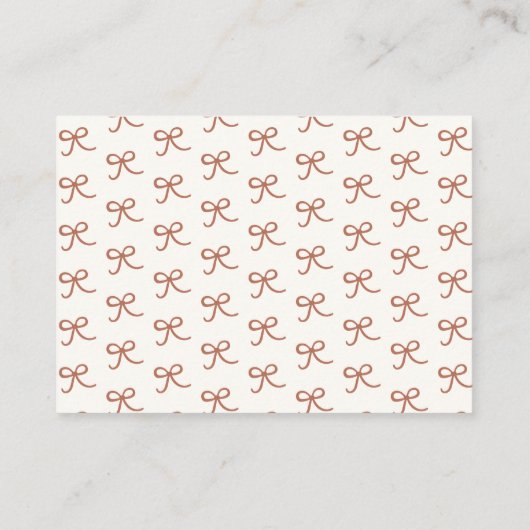 Lokaal geteeld Baby shower Boeken voor Baby Informatiekaartje (Achterkant)