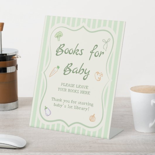 Lokaal geteeld Baby shower Boeken voor Baby Reclamebord Met Voetstuk (Insitu)