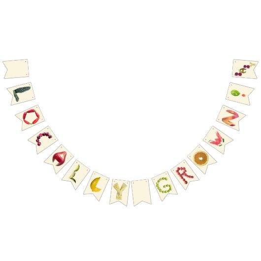 Lokaal geteeld Baby shower - Boerenmarkt Vlaggetjes (Alle)