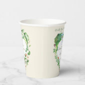 Lokaal geteeld Baby shower Book Request Papieren Bekers (Rechts)