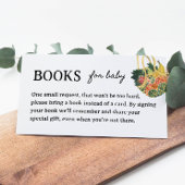 Lokaal geteeld Baby shower Breng een Boekaanvraag Informatiekaartje