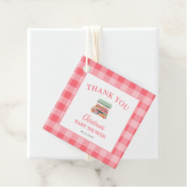 Lokaal geteeld Baby shower Dank u Bedankjes Labels