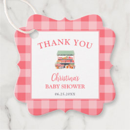 Lokaal geteeld Baby shower Dank u Bedankjes Labels