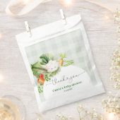 Lokaal geteeld baby shower dank u bedankzakje (Geknipt)