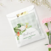 Lokaal geteeld baby shower dank u bedankzakje (Gezegeld)