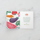 Lokaal geteeld Baby shower Dank u kaarten (Binnen)