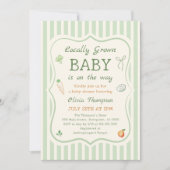 Lokaal geteeld Baby shower Kaart (Voorkant)