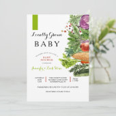 Lokaal geteeld Baby shower Kaart (Staand voorkant)