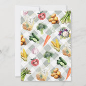 Lokaal geteeld Baby shower Kaart (Achterkant)