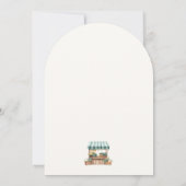 Lokaal geteeld Baby shower Kaart (Achterkant)