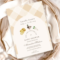 Lokaal geteeld Baby shower