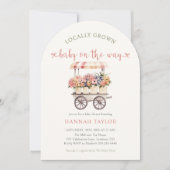 Lokaal geteeld Baby shower Kaart (Voorkant)