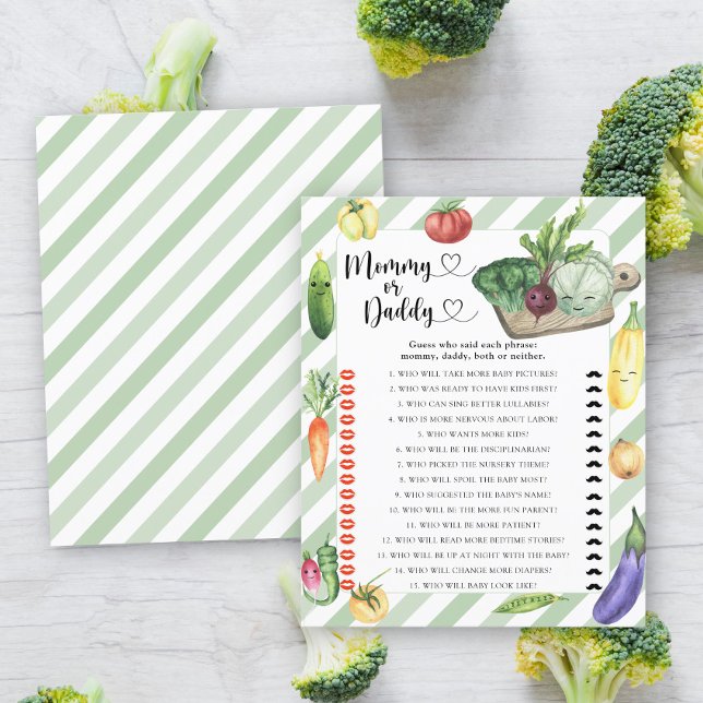 Lokaal geteeld baby shower - mama of papa spel (Creator heeft geüpload)