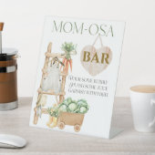Lokaal geteeld Baby shower Momosa Bar Reclamebord Met Voetstuk (Insitu)