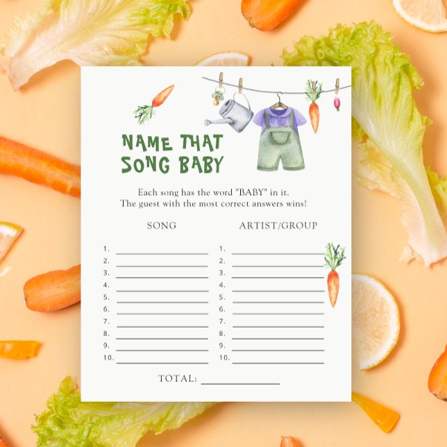 Lokaal geteeld baby shower - Noem dat Baby-lied (Creator heeft geüpload)