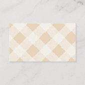 Lokaal geteeld Baby shower Note voor Baby Informatiekaartje (Achterkant)