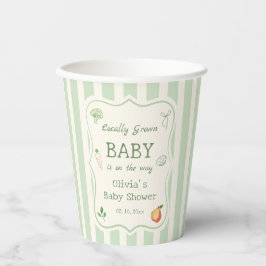 Lokaal geteeld Baby shower Papieren Bekers