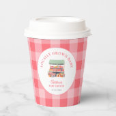 Lokaal geteeld Baby shower Papieren Bekers (Voorkant)