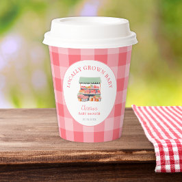 Lokaal geteeld Baby shower Papieren Bekers