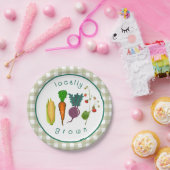 Lokaal geteeld Baby shower Papieren Bordje (Feest)