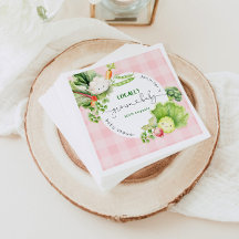 Lokaal geteeld baby shower roze meisje Boerenmarkt