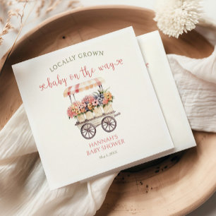 Lokaal geteeld Baby shower Servet