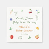 lokaal geteeld Baby shower Servet (Voorkant)