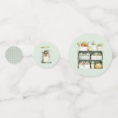 Lokaal geteeld Baby shower tafel Confetti Groente (Achterkanten)