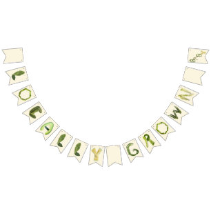 Lokaal geteeld Baby shower Vlaggetjes