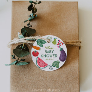 Lokaal geteeld Baby shower voorkeurtags Bedankjes Labels