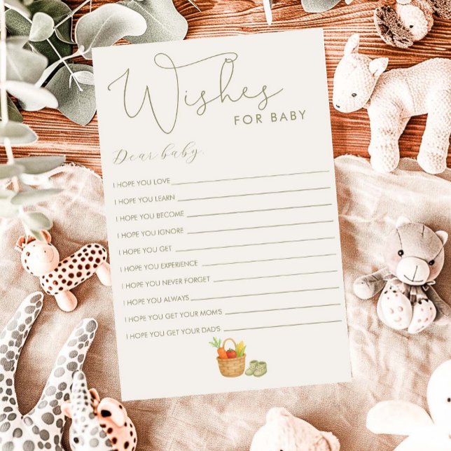 Lokaal geteeld Baby shower wenst baby (Creator heeft geüpload)