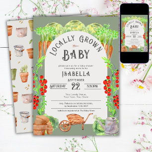 Lokaal Geteeld, Babyborrel met Groene Boerenmarkt  Kaart