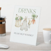 Lokaal geteeld Boerderij Baby shower Drinken teken Reclamebord Met Voetstuk (Insitu)