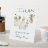 Lokaal geteeld Boerderij Baby shower gunsten Reclamebord Met Voetstuk (Insitu)