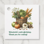 Lokaal geteeld - Boerderij-Fresh verjaardagsfeestj Bedankjes Labels (Voorkant)