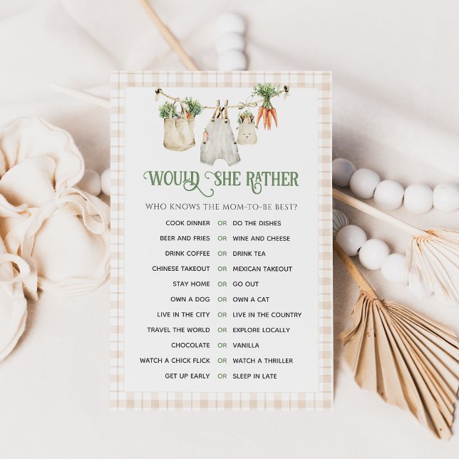 Lokaal geteeld Boerderij Mom Baby shower spel (Creator heeft geüpload)