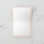 Lokaal geteeld Boerderij rustieke Baby shower Beda Bedankkaart (Binnen)