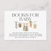 Lokaal geteeld, boeren markt boeken voor Baby Informatiekaartje (Voorkant)