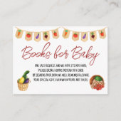 Lokaal geteeld, Boerenmarkt, Boeken voor Baby Informatiekaartje (Voorkant)