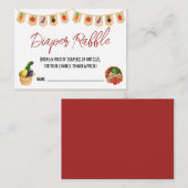 Lokaal geteeld, boerenmarkt, luierloof informatiekaartje (Voorkant / Achterkant)