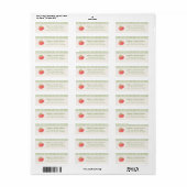 Lokaal Geteeld Boerenmarkt Retouradres Etiket (Full Sheet)