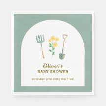 Lokaal geteeld Boho Floral Gardening Baby shower