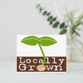 Lokaal geteeld briefkaart (Staand voorkant)