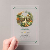 Lokaal geteeld - Farmers Market Verjaardagsfeest Acryl Uitnodigingen (Insitu (Draagbaar))