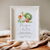 Lokaal geteeld Fopspeen jacht baby shower spel Poster