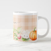Lokaal geteeld herfst pompoen baby shower grote koffiekop (Rechts)