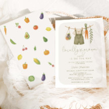 Lokaal geteeld rustiek Baby shower